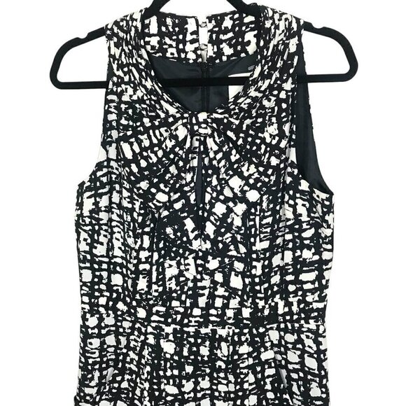 Kate Spade Lucinda Silk Shift Bow Black Dress Size 8 - Picture 5 of 10